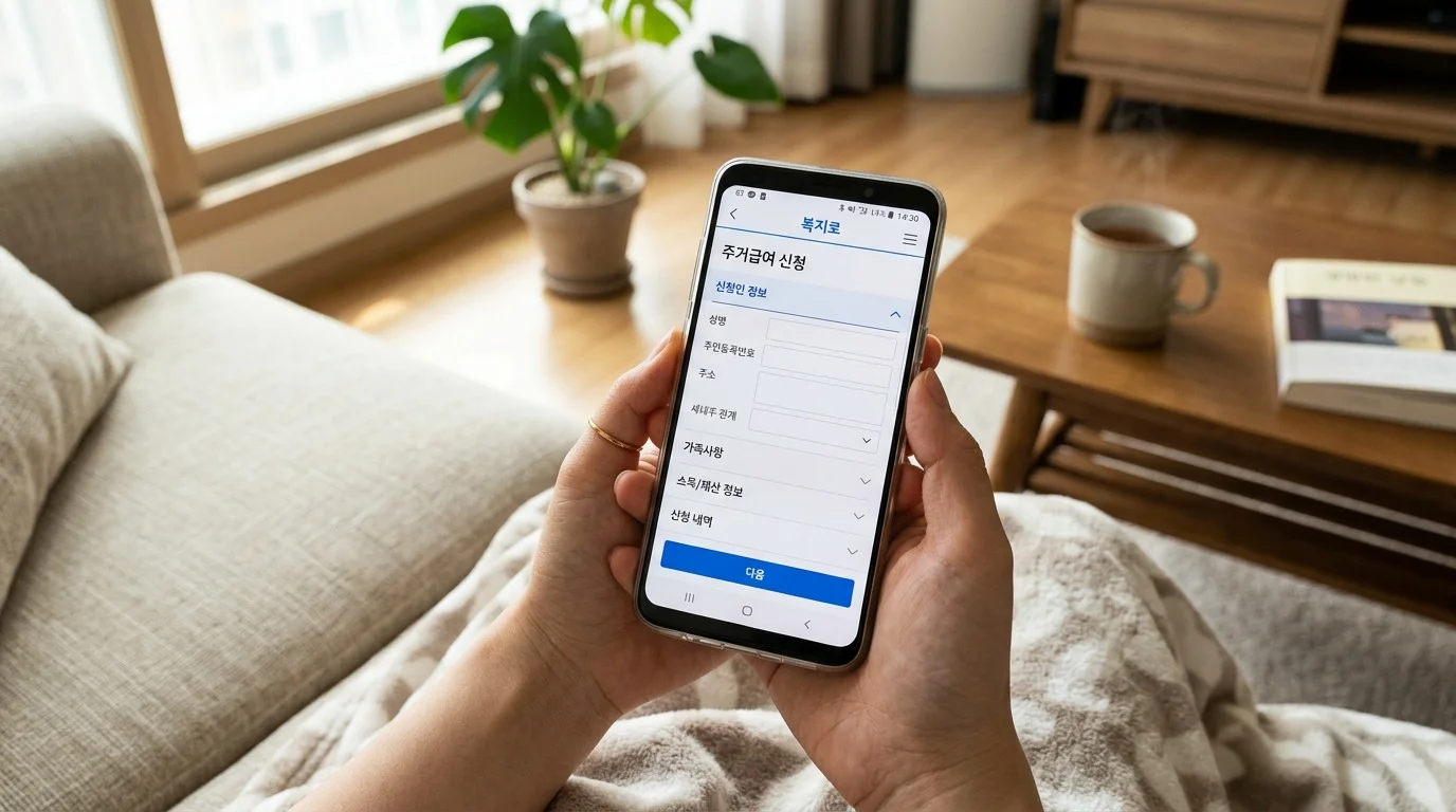 주거급여 신청 조건