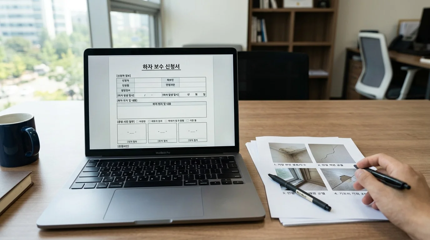 아파트 하자 보수 신청 방법