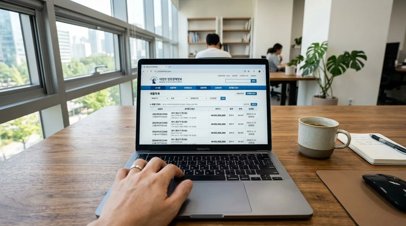 부동산 경매 물건 검색 사이트