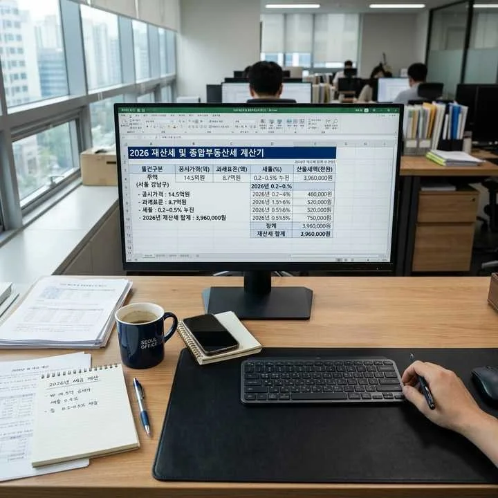 [2026 최신] 2026 부동산 세금 계산기로 내 집값 양도소득세 정확히 계산하기