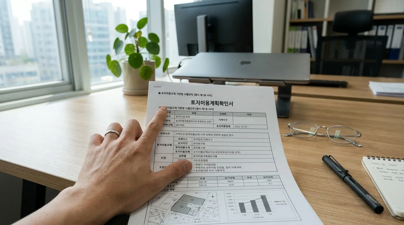 토지 개발 규제 확인 방법