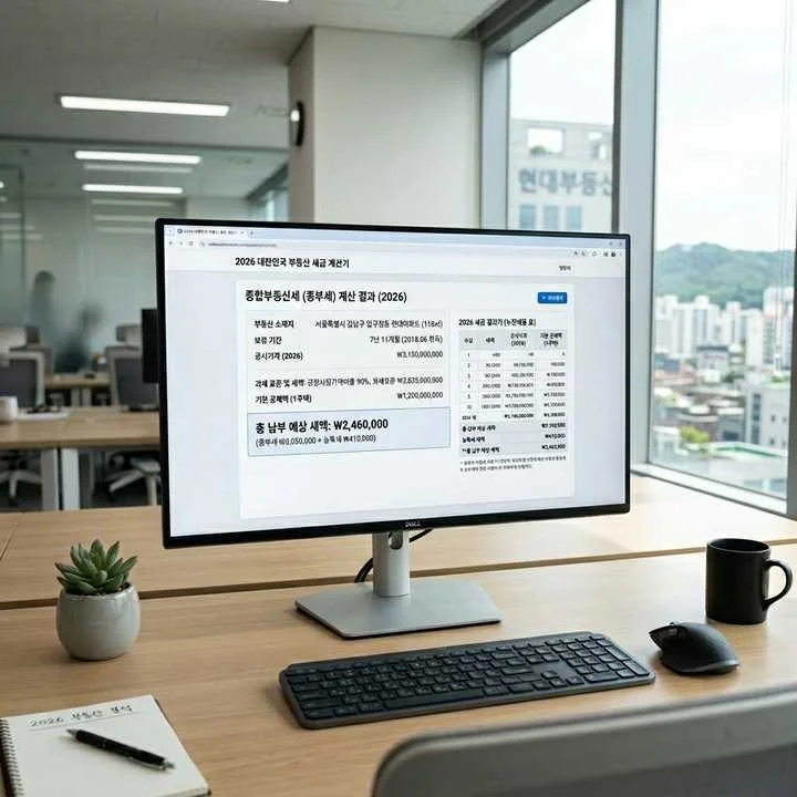 [2026 최신] 부동산 세금 계산기 2026 활용법, 종부세·양도세 자동계산