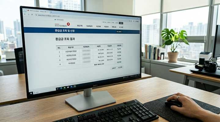 [2026 최신] 건강보험 환급금 조회 미수령 확인 방법과 수령 절차