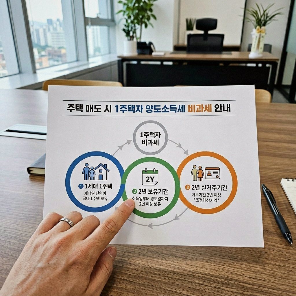 1주택자 비과세 요건 보유기간: 세금 없이 집 팔기