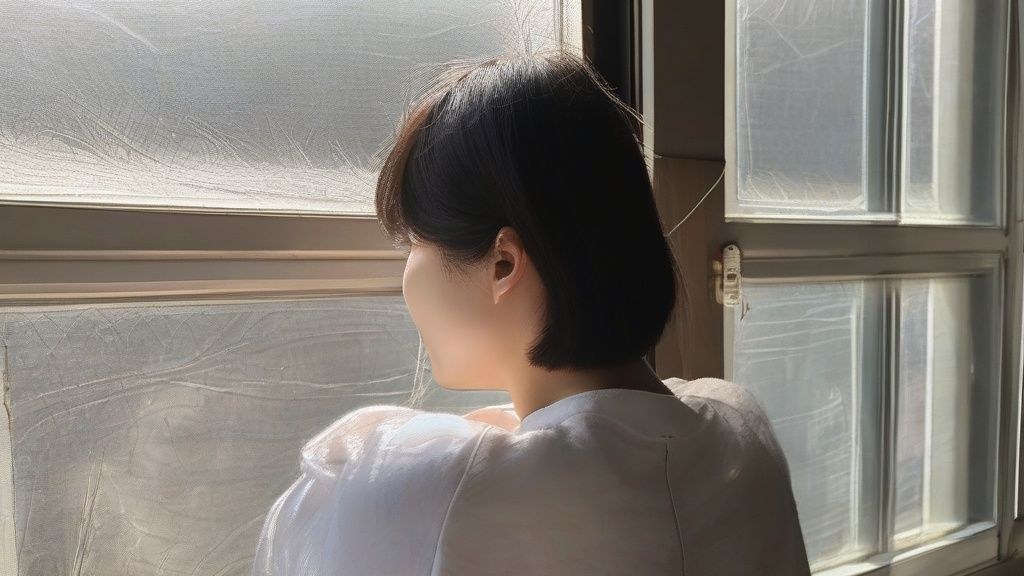 한국 아이가 그린 그림을 보며 아이와 눈을 맞추고 대화하는 한국인 엄마