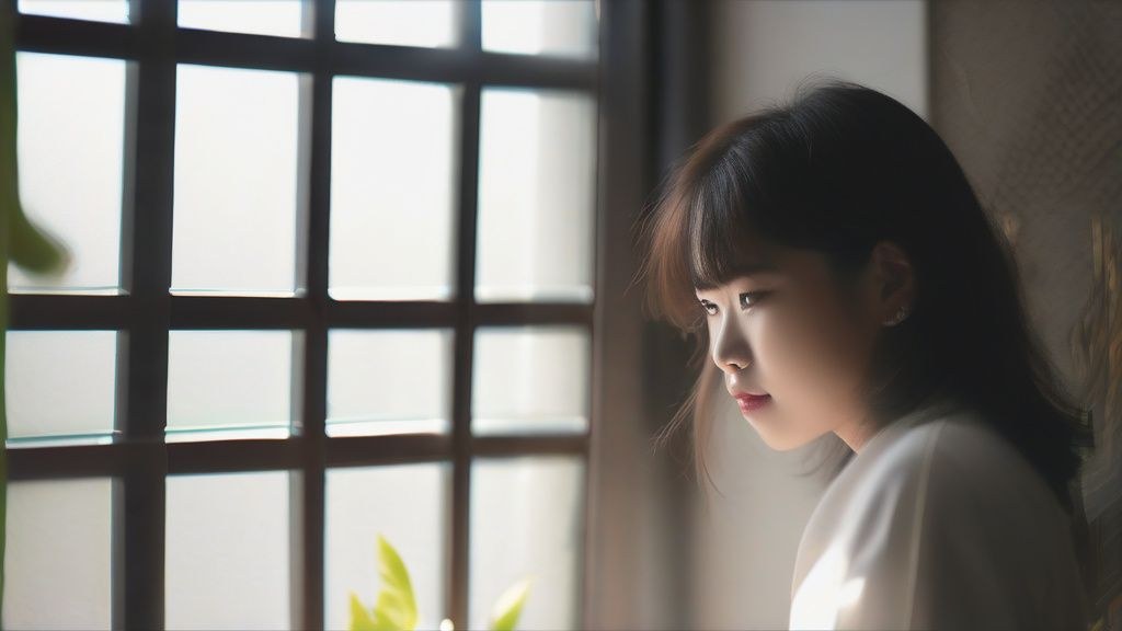 깔끔하게 정리된 한국어 책상 위에 놓인 노트북과 메모지