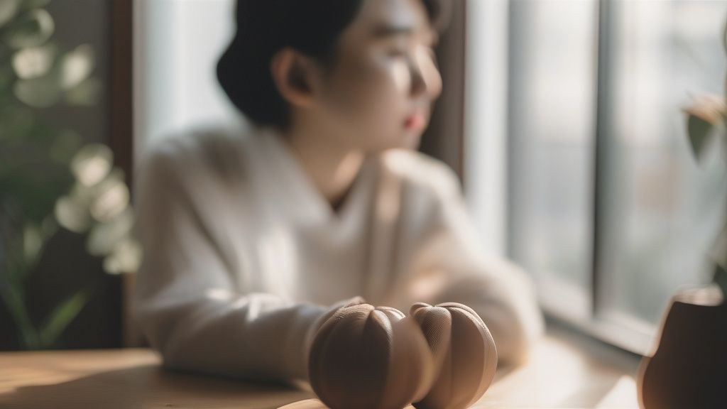 따뜻한 조명 아래 놓인 손으로 쓴 편지와 잉크펜