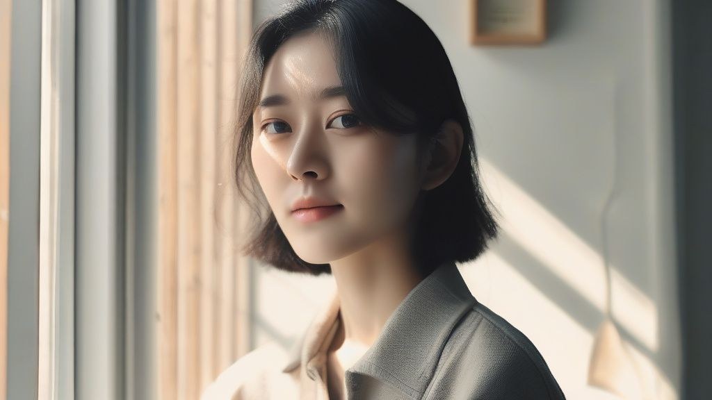 한국 가정집 책상 위에 놓인 감사 일기장과 펜